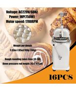 Commercial 16 PCS Dough  Divider and Rounder Machine 3.53oz-7.05oz  220V  - $4,119.00