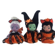 Precious Moments Disney Parks Villains Doll Set 5&quot; Ursula Maleficent Evil Queen - $81.46