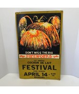 Cochon De Lait festival 1972 Mansura Louisiana Poster 12th Annual Vtg Rare - £43.02 GBP