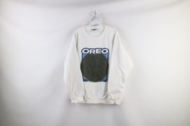 Vintage 90s Mens Large Distressed  Spell Out Oreo Cookie Crewneck Sweatshirt USA - £59.31 GBP