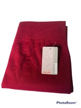 SHOSHO Plus Size Maroon Dark Red Body Slimming Fleece Lined Leggings NWT - £7.48 GBP