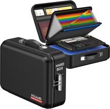 -94 VTM-0 Fireproof Document Box with Lock - Large 15x11x5, Black Elegance - $126.67