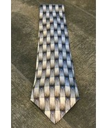 GRATEFUL DEAD MENS TIE BLUE AND GRAY GEOMETRIC BODY AND MIND 4 X 58 inches - £12.56 GBP