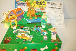 Nickelodeon Rugrats Backyard Toy Hunt Board Game Mattel 1997 Spike Angelica - £19.57 GBP