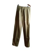 VTG Savane Original Outfitters khaki green M/L elastic waist cotton chin... - $10.39