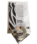 Zebra Direct Thermal Printer Windows Driver Install Disk ZP450 &amp; User Ma... - $303.91 MXN