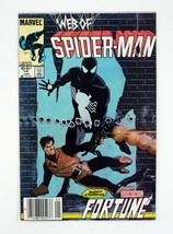 Web of Spider-Man #10 Marvel Comics Dominic Fortune Newsstand Edition NM... - $7.42