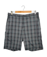 PGA Tour Shorts Mens 34 Gray Plaid Golf Quick Dry Classic Preppy Perform... - $330.58 MXN