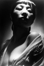 Anna May Wong 11x17 Mini Poster Rare Artsy Portrait In Open Gown Breast Bared - £15.67 GBP