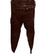 BARNEY&#39;S Genuine Leather Motorcycle Chaps Men Size: M - $69.54 CAD