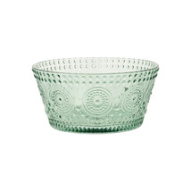 SAGE GREEN CODI GLASS BOWL SMALL 4.75&quot; SET OF 4 - $49.45