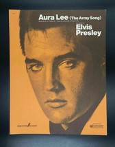 1977 Elvis Presley Aura Lee (The Army Song) Sheet Music Piano Vocal Guitar - £19.13 GBP