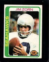 1978 Topps #383 Jim Zorn Vg+ Seahawks *X109530 - £0.76 GBP