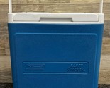 Coleman Party Stacker Cooler Blue 20 Can Ice Chest 6224 Flip Top w/ Handle - $38.69