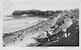 SCARBOROUGH YORKSHIRE ENGLAND~NORTH BAY 1910 J ASHWORTH PHOTO POSTCARD - $3.92
