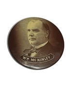 Vintage William McKinley 1-3/4&quot; Campaign Pin - $1,372.73 MXN