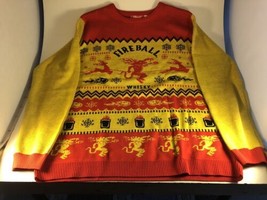 Shinesty Fireball Whisky Ugly Christmas Sweater Sz 3XL - £23.32 GBP