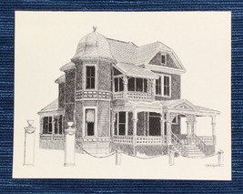 Vintage 1980 Bakersfield CA Notecard Card Howell House Kern County Museu... - $5.48