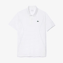 Lacoste Novak Short Sleeve Polo Men&#39;s Tennis T-Shirts Top White NWT DH731154G001 - £97.03 GBP