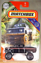 2020 Matchbox 65/100 MBX Jungle 1968 DODGE D200 Black w/Chrome 2 Ring 8 Dot Sp - £8.65 GBP