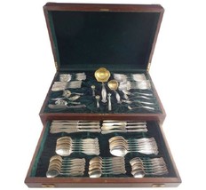 Empire by Towle Sterling Silver Flatware Set Service 79 Pieces Vintage Chest - £5,460.40 GBP