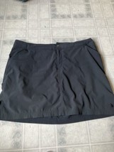 The North Face TNF Apex Skirt Womens 2X Black Hiking Skort Attached Shorts - $27.83