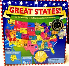 GREAT STATES! US Geography Learning Educational International Playthings... - £6.81 GBP