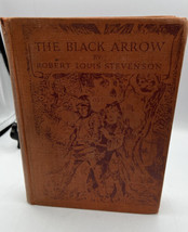 Book Vintage Robert Louis Stevenson The Black Arrow Illus. N.C. Wyeth 1916 - £29.10 GBP