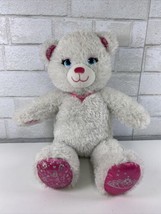 Build A Bear White Silver Pink 17&quot; Princess Plush Pawrincess Stuffed Ani... - $22.95