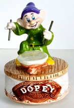 VTG WALT DISNEY SCHMID SNOW WHITE DOPEY MUSIC BOX FIGURINE “PUT ON A HAP... - £16.01 GBP