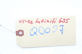 05-06 INFINITI G35 HEATED SEAT SWITCH CONTROL BUTTON Q0097 image 12