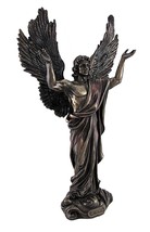 Bronzed Angel Metatron Statue with Colored Accents - £79.12 GBP