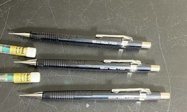 Pentel Pencils 0.5mm  P205  JAPAN with eraser refill 3- 1970s - £15.53 GBP