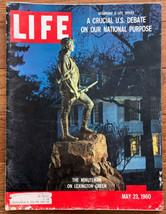 Vintage May 23, 1960 Life Magazine - Minuteman On Lexington Green - £7.85 GBP