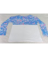 Lilly Pulitzer Finn Top Long Sleeve Zanzibar Blue Boatylicious Size Smal... - $21.98