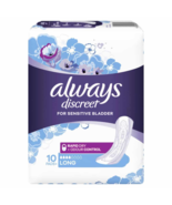 Always Discreet Incontinence Pads 10-pack in the Long - $74.36