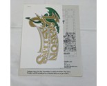 1996 Dragon Castle Products And Pricing Spring Catalog - £84.46 GBP
