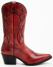 Shyanne Women&#39;s Ruby Square Toe Red Western Boots - $179.99