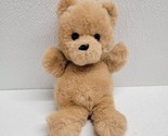 Vintage Dakin 1981 Tan Brown 7&quot; Plush Sitting Teddy Bear Shredded Clippings - $34.55