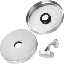 The Impresa 2-Piece Set Of Brushed Nickel Showerhead Escutcheon Plates Is - $31.97