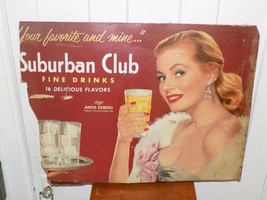 Vintage Suburban Club Anita Ekberg Cardboard Store Display - $84.15