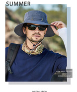 New Style Fisherman Hat Unisex Breathable Mesh Holes for Outdoor Summer ... - $565.18 MXN