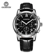  Men&#39;s Quartz Watch - Waterproof Chronograph Wristwatch LK733826574604 - £30.11 GBP
