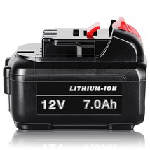 12V 7.0Ah Dcb120 Lithium Battery Replacement For Dewalt 12V Max Dcb120 Dcb123 Dc - $43.99