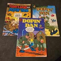 Lot of 3 Underground Comic Book Dopin&#39; Dan Today&#39;s Army Last Gasp 70s - $536.51 MXN