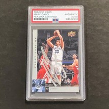 2009-10 Upper Deck First Edition #77 Marc Gasol Signed Card AUTO PSA Slabbed Gri - £80.17 GBP