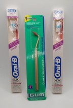 G-U-M Stimulateur 600, 2 Oral-B 35 Soft Straight Indicator Bristles Toot... - £12.63 GBP