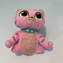Disney Jr Doc Mc Stuffins Whispers Kitten Cat Pink 6” Pet Vet Soft Plush Stuffed - £8.02 GBP