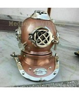 Antique Brass Mini Diving Divers Helmet US Navy Mark V Solid Steel Vinta... - £44.09 GBP