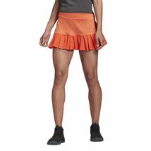 adidas Women&#39;s Tennis Match Skirt Primeblue True Orange/Black X-Large - £36.93 GBP